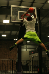 Young Man Dunking